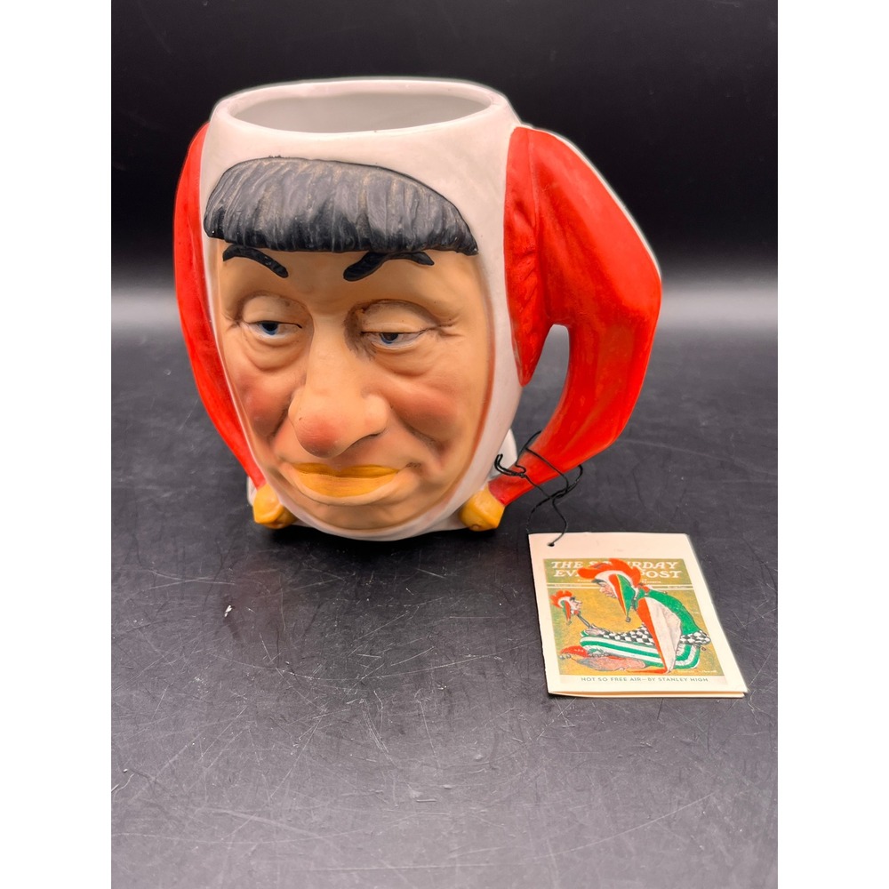Norman Rockwell The Saturday Evening Post Jester Mug Dave Grossman‎ 1979 NIB